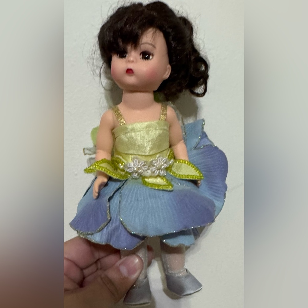 Madame Alexander Doll, Charming Fairy Doll with Blue Petal Dress